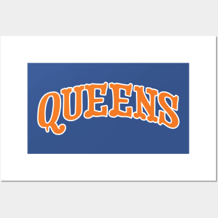 Queens 'New York' Baseball Fan: Represent Your Borough T-Shirt T-Shirt T-Shirt Posters and Art